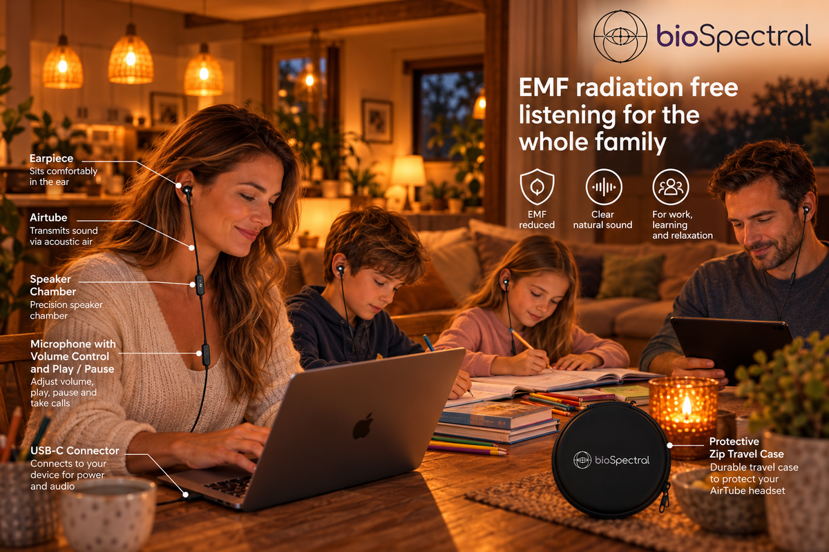 EMF Radiation-Free BioBuds Headset
