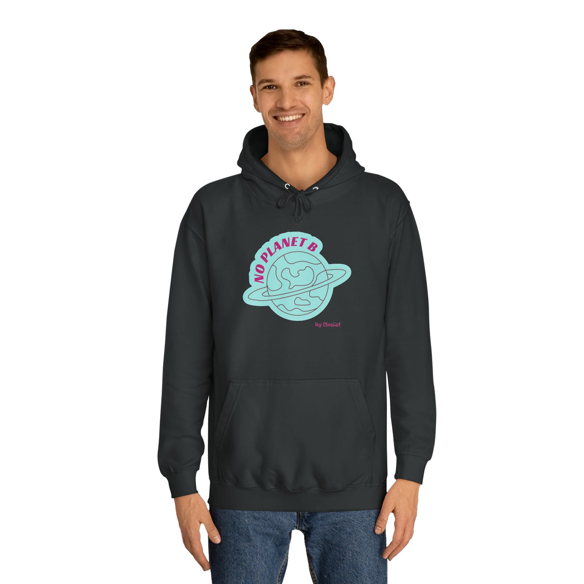 No Planet B Unisex Hoodie – Eco-Conscious Cotton Blend Sweatshirt