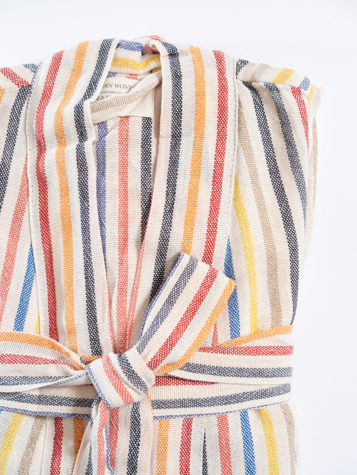 Rainbow Linen Cotton Robe