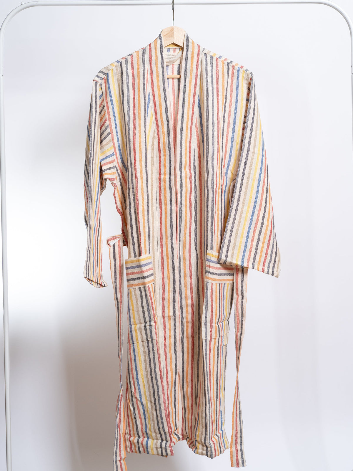 Rainbow Linen Cotton Robe