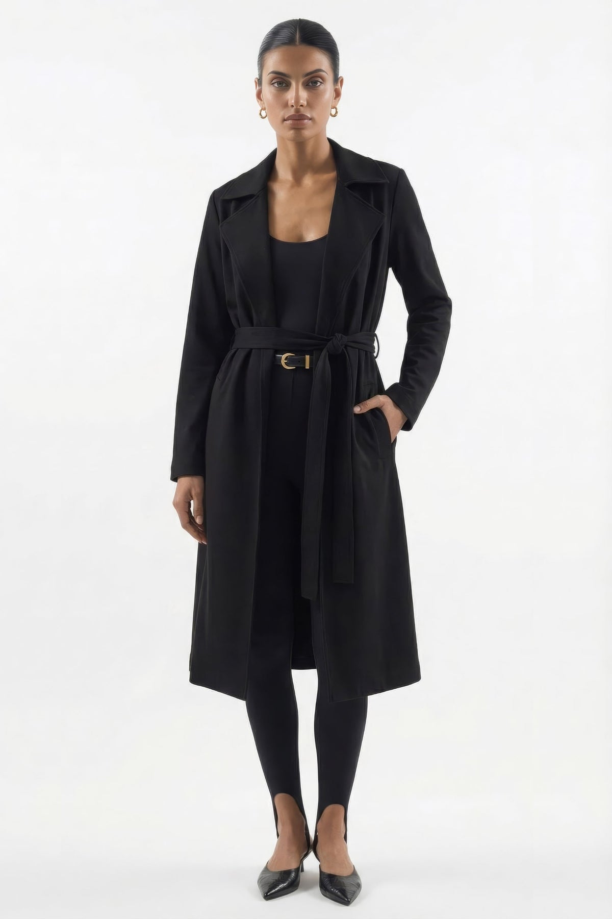 The Meridian Knit Trench