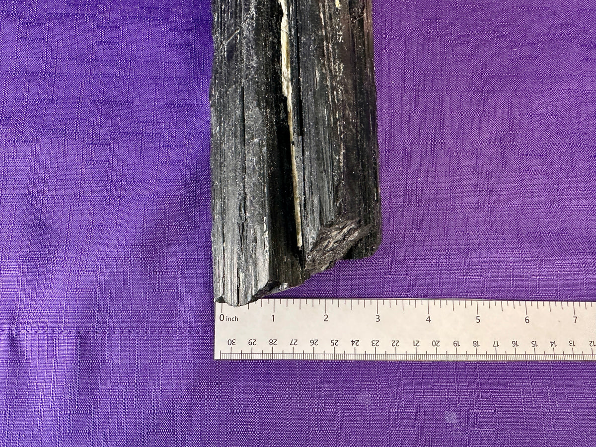 Extra Large Black Tourmaline Chunk / Rod / Log. Natural Rough Black Tourmaline