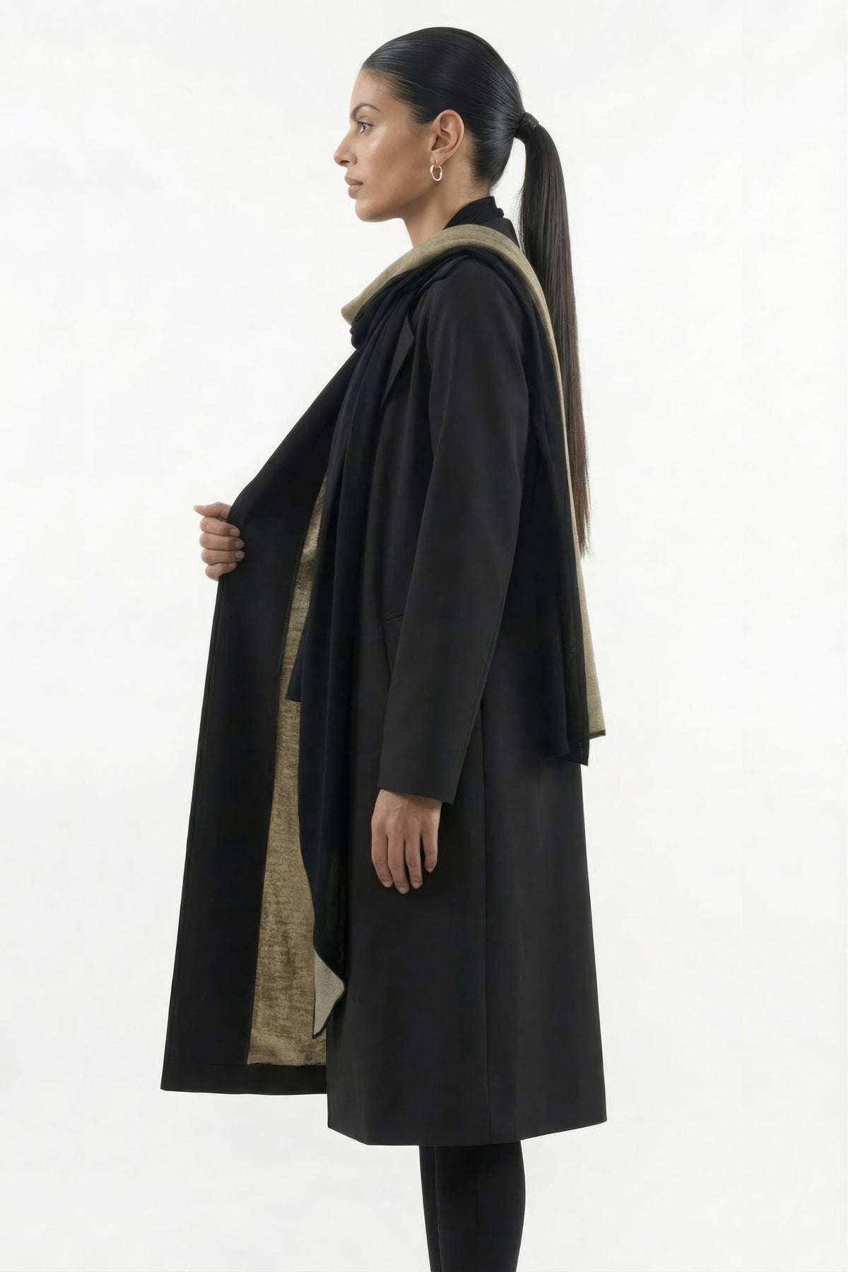 The Meridian Knit Trench