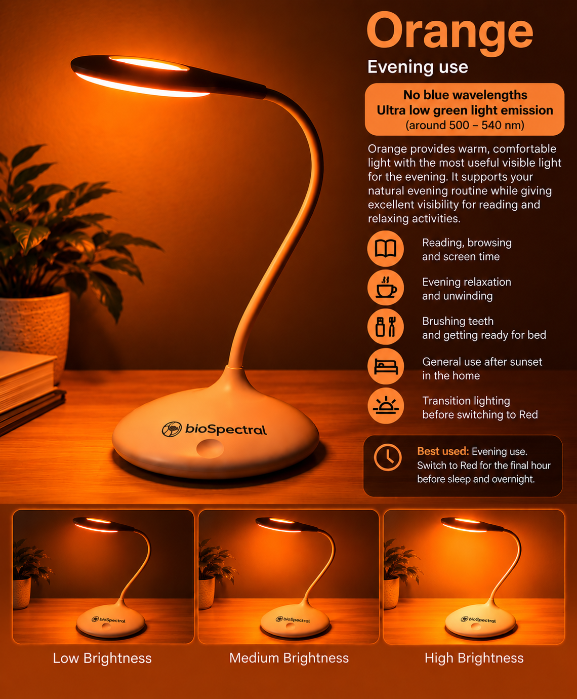 BioSpectral Multi-Mode Glow Lamp