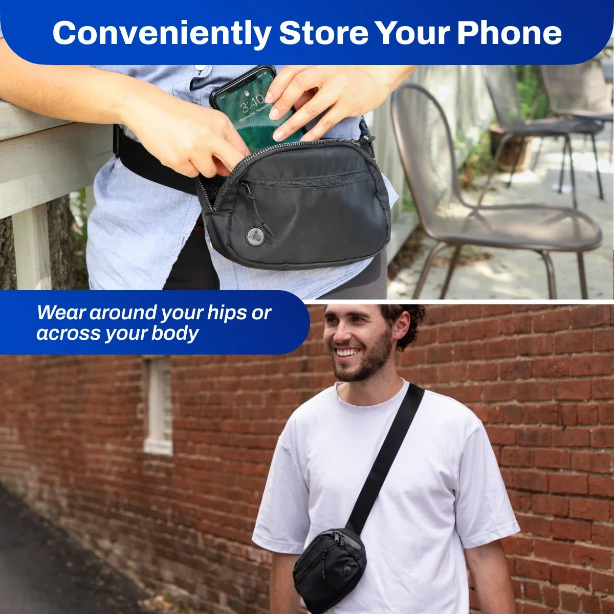 EMF Radiation Blocking Hip Bag / Fanny Pack